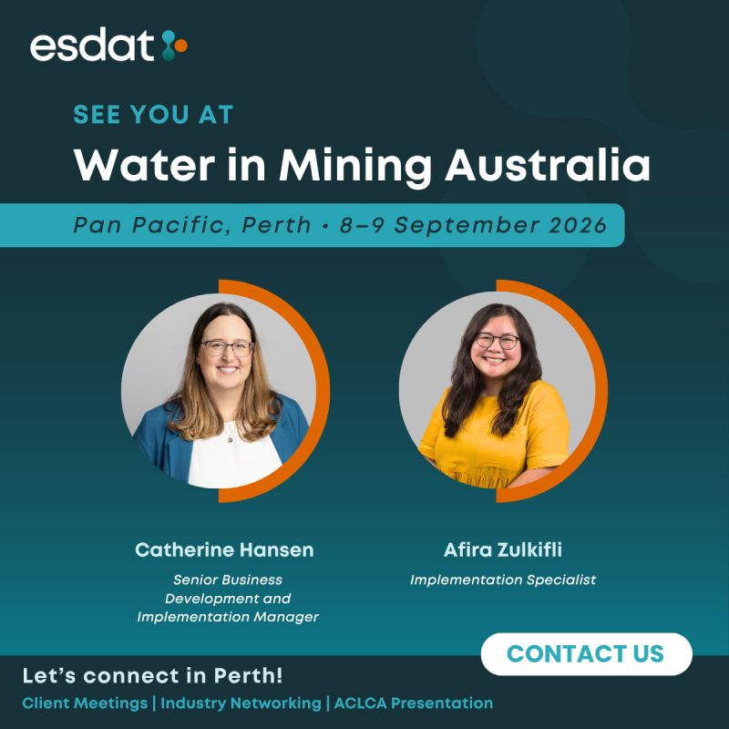 ESdat at Water in mining Conference Australia 2026